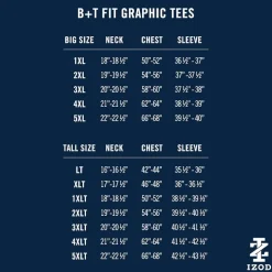 IZOD Saltwater Mens Crew Neck Short Sleeve Classic Fit Big and Tall Graphic T-Shirt