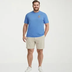 IZOD Saltwater Mens Crew Neck Short Sleeve Classic Fit Big and Tall Graphic T-Shirt