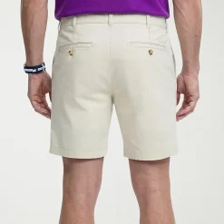 IZOD Saltwater Mens 7" Stretch Fabric Chino Short