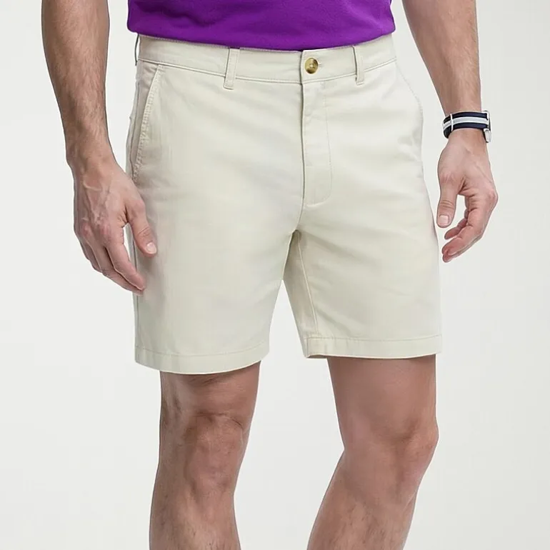 IZOD Saltwater Mens 7" Stretch Fabric Chino Short