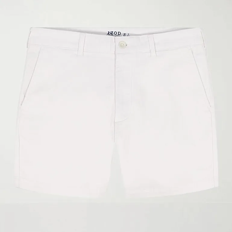 IZOD Saltwater Mens 7" Stretch Fabric Chino Short