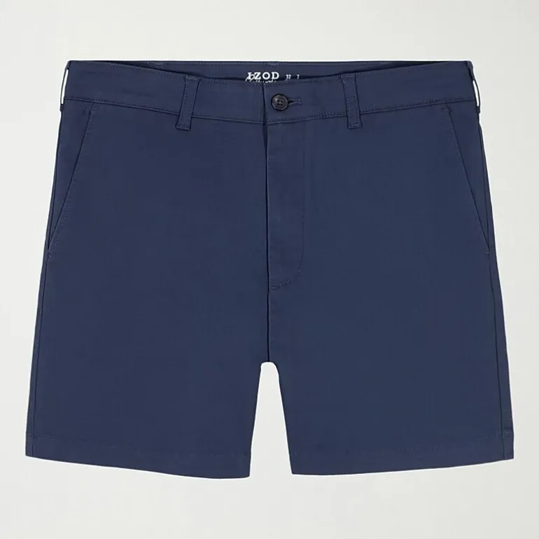 IZOD Saltwater Mens 7" Stretch Fabric Chino Short