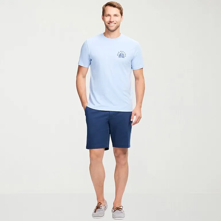 IZOD Saltwater Mens 9 1/2" Stretch Fabric Chino Short
