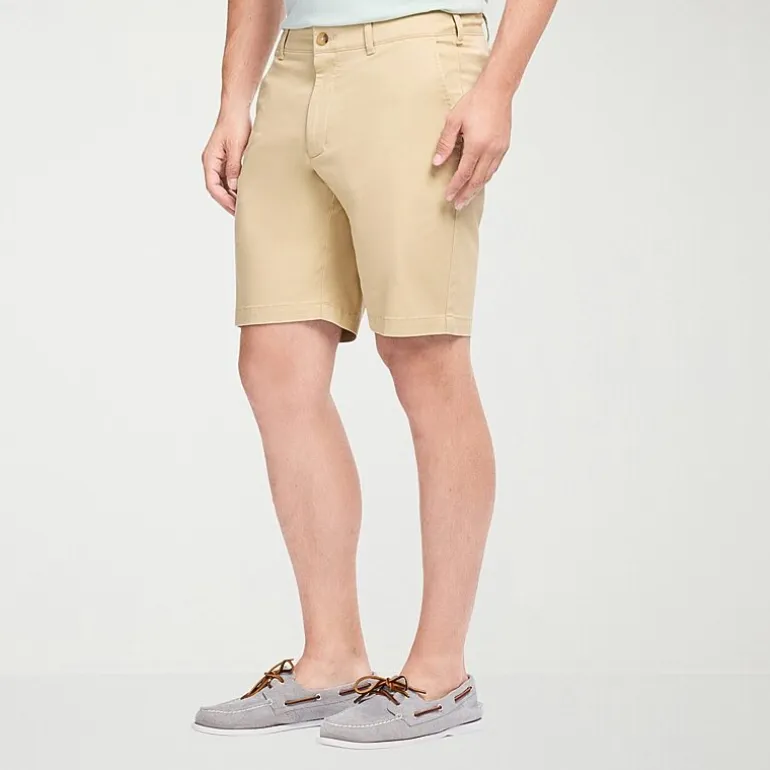 IZOD Saltwater Mens 9 1/2" Stretch Fabric Chino Short