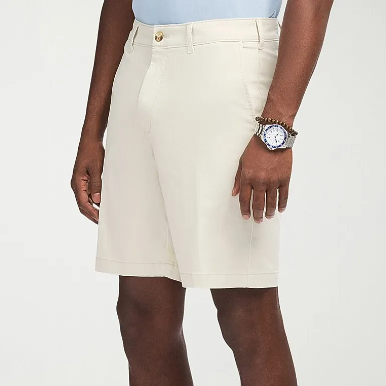 IZOD Saltwater Mens 9 1/2" Stretch Fabric Chino Short