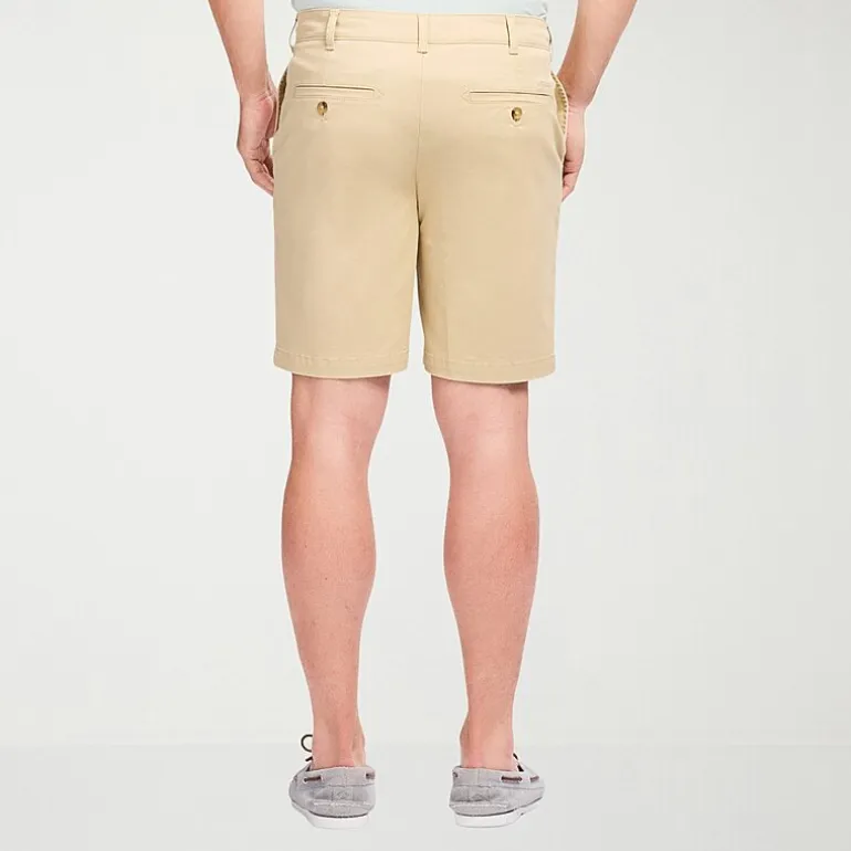 IZOD Saltwater Mens 9 1/2" Stretch Fabric Chino Short