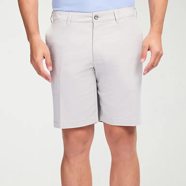 IZOD Saltwater Mens 9 1/2" Stretch Fabric Chino Short