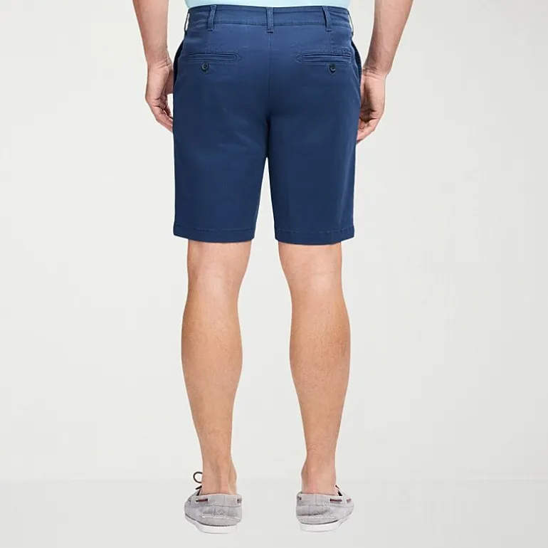 IZOD Saltwater Mens 9 1/2" Stretch Fabric Chino Short