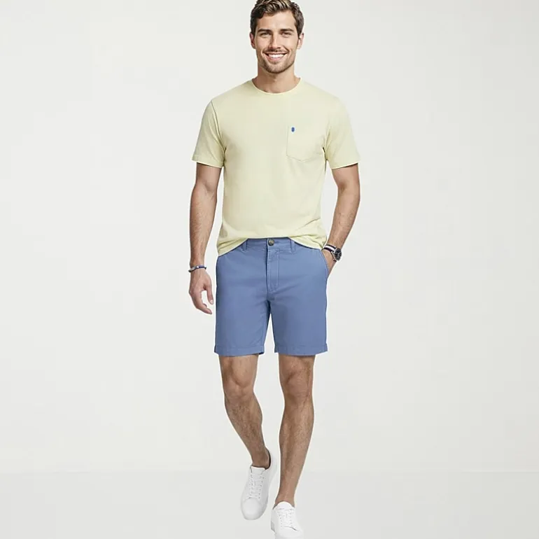 IZOD Saltwater Mens 9 1/2" Stretch Fabric Chino Short
