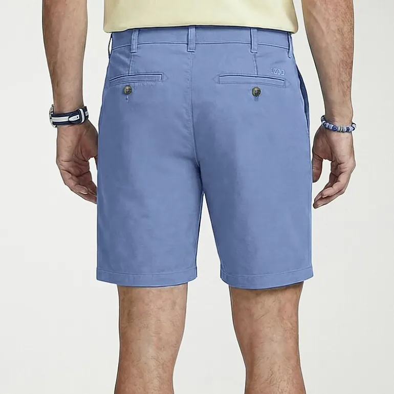 IZOD Saltwater Mens 9 1/2" Stretch Fabric Chino Short
