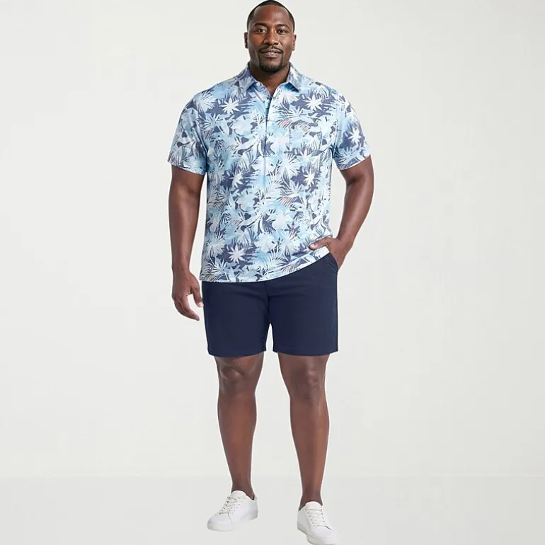 IZOD Sunshield Performance Big and Tall Mens Classic Fit Short Sleeve Polo Shirt