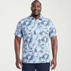 IZOD Sunshield Performance Big and Tall Mens Classic Fit Short Sleeve Polo Shirt