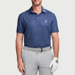IZOD Swingflex Elite Fashion Print Mens Classic Fit Short Sleeve Polo Shirt