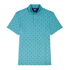 IZOD Swingflex Elite Fashion Print Mens Classic Fit Short Sleeve Polo Shirt