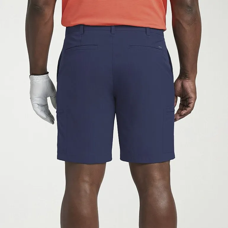 IZOD Swingflex Golf Mens 10 1/2" Big and Tall Stretch Fabric Quick Dry Cargo Short