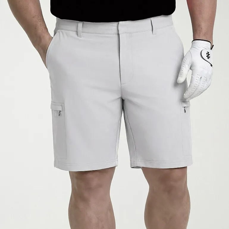 IZOD Swingflex Golf Mens 10 1/2" Big and Tall Stretch Fabric Quick Dry Cargo Short