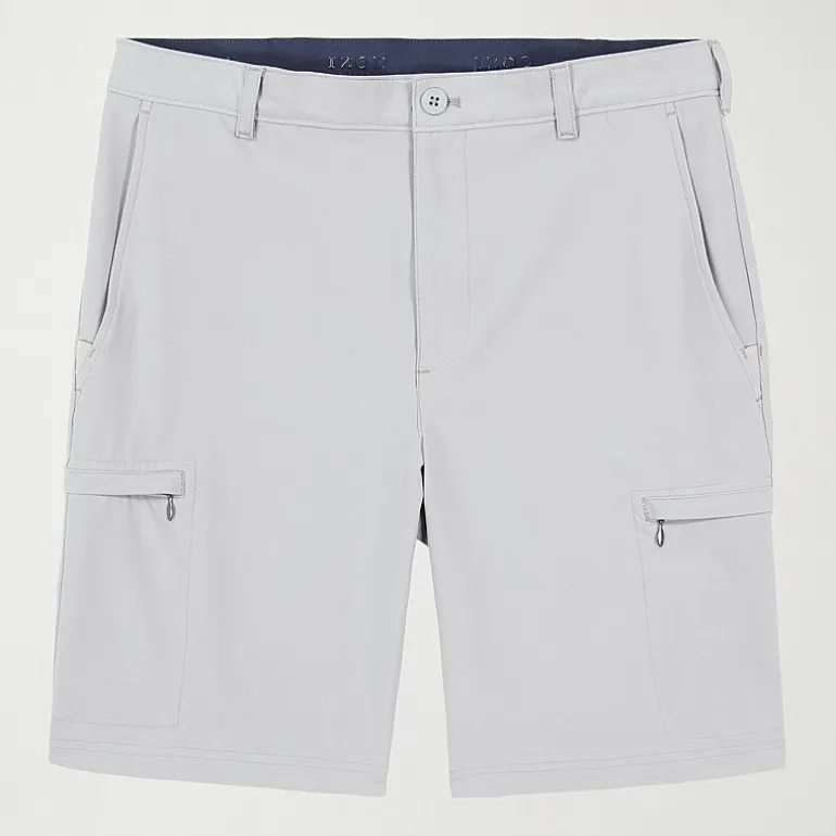 IZOD Swingflex Golf Mens 10 1/2" Big and Tall Stretch Fabric Quick Dry Cargo Short