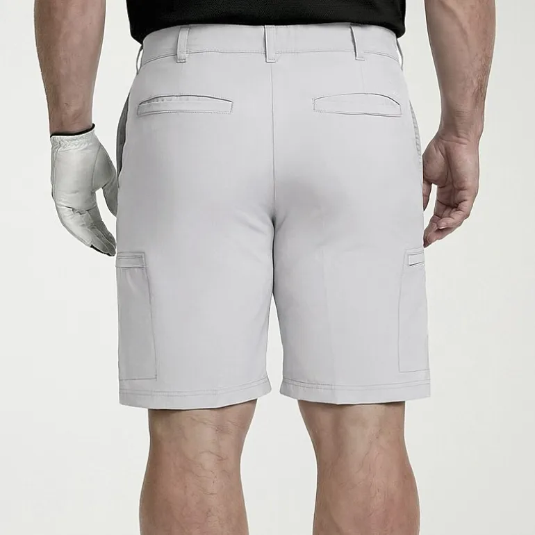 IZOD Swingflex Golf Mens 10 1/2" Big and Tall Stretch Fabric Quick Dry Cargo Short