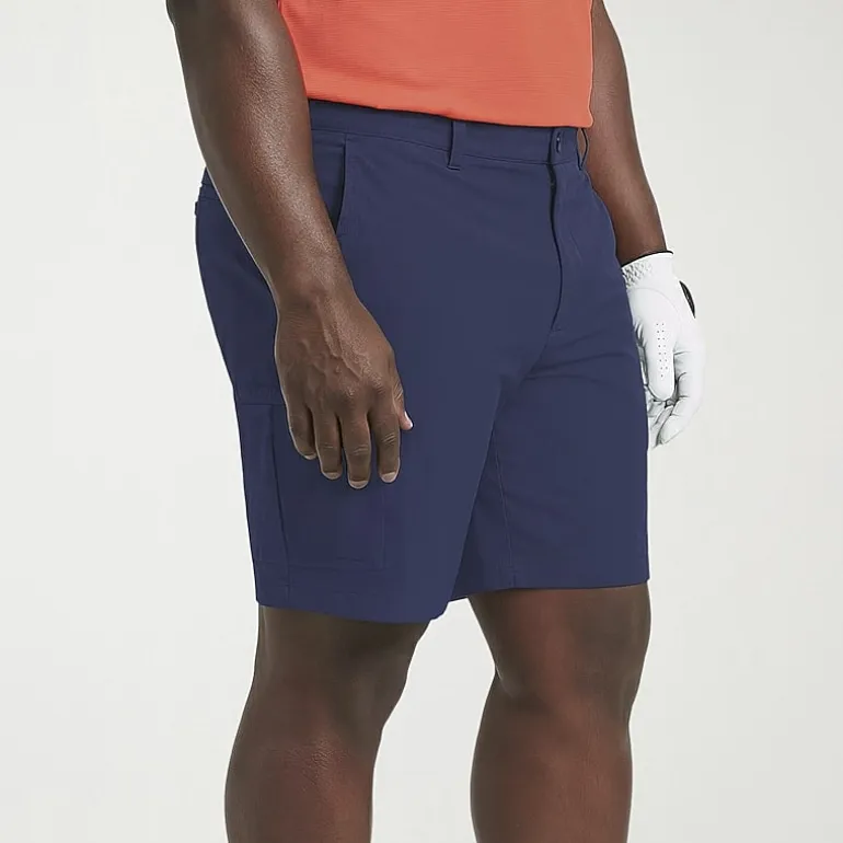 IZOD Swingflex Golf Mens 10 1/2" Big and Tall Stretch Fabric Quick Dry Cargo Short