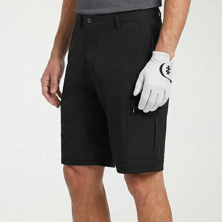 IZOD Swingflex Golf Mens 9 1/2" Stretch Fabric Quick Dry Cargo Short