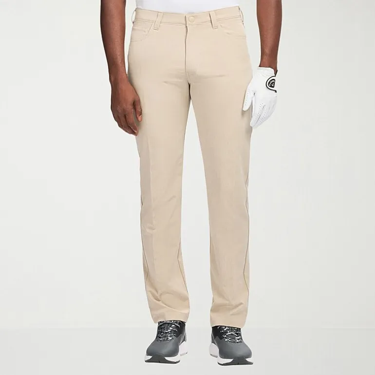 IZOD Swingflex 5 Pocket Dobby Mens Classic Fit Flat Front Pant