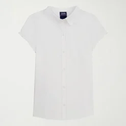 IZOD Womens Juniors Short Sleeve Blouse