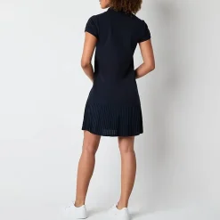 IZOD Womens Juniors Short Sleeve Shirt Dress