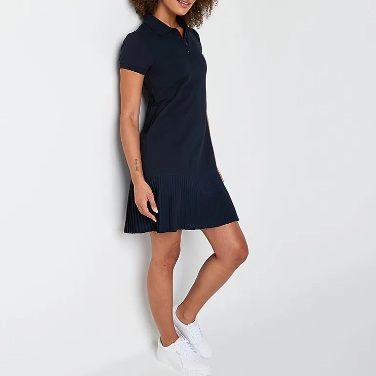 IZOD Womens Juniors Short Sleeve Shirt Dress