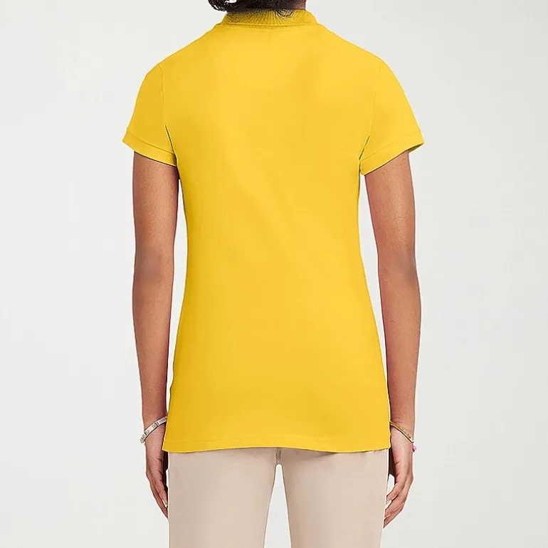 IZOD Womens Juniors Short Sleeve Polo Shirt