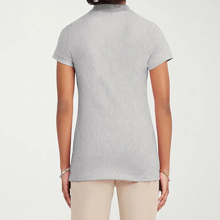 IZOD Womens Juniors Short Sleeve Polo Shirt