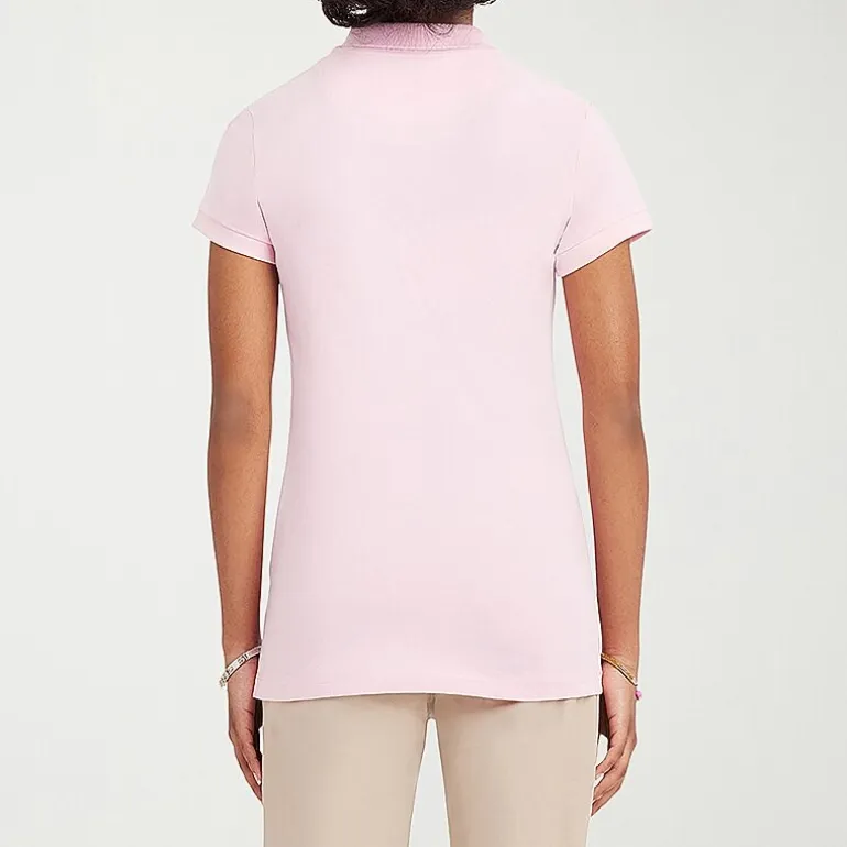 IZOD Womens Juniors Short Sleeve Polo Shirt