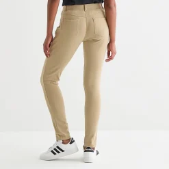 IZOD Womens Juniors Skinny Pull-On Pant