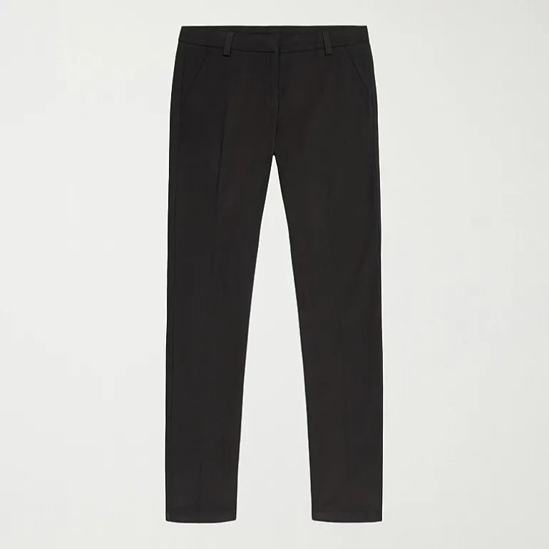 IZOD Womens Juniors Straight Mid Rise Flat Front Pant