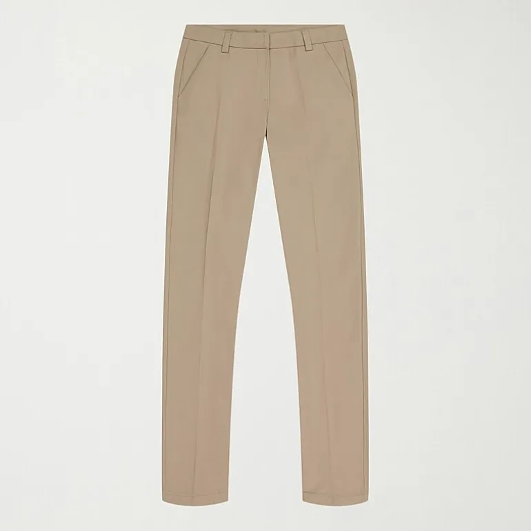 IZOD Womens Juniors Straight Mid Rise Flat Front Pant