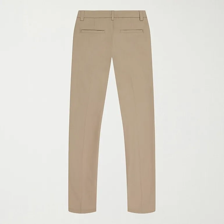 IZOD Womens Juniors Straight Mid Rise Flat Front Pant