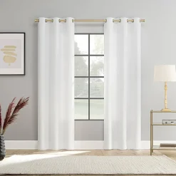 Jaida Grommet Top Light-Filtering Set of 2 Curtain Panel