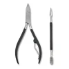 Japonesque Toenail Clipper & Cuticle Pusher Soft Touch Manicure Kit
