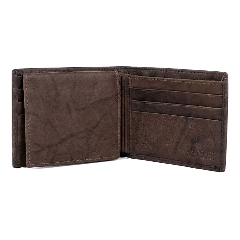 J. Buxton Credit Card Billfold Mens Rfid Blocking Bifold Wallet