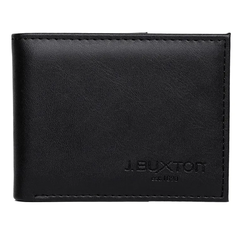 J. Buxton Garrison Credit Card Billfold Mens Rfid Blocking Envelope Wallet
