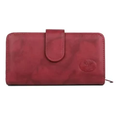 J. Buxton Womens Rfid Blocking Checkbook Wallet