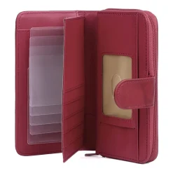 J. Buxton Womens Rfid Blocking Checkbook Wallet