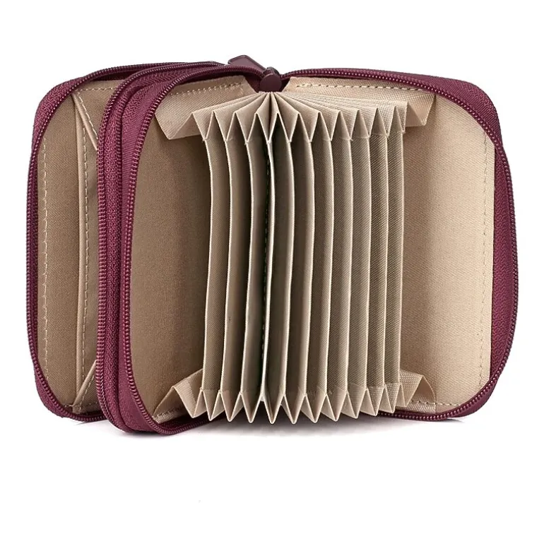 J. Buxton Womens Rfid Blocking Accordian Wallet