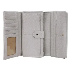 J. Buxton Womens Rfid Blocking Trifold Wallet