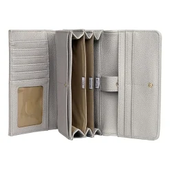 J. Buxton Womens Rfid Blocking Trifold Wallet