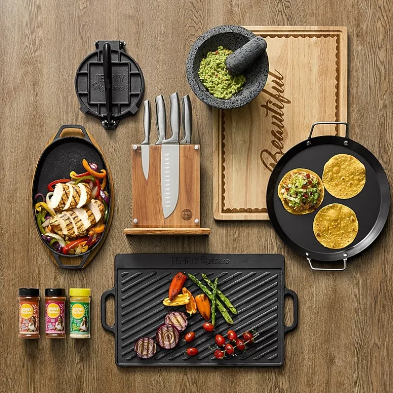 Jenny Martinez Rubberwood 20"x14" Cutting Board
