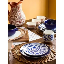 Jenny Martinez 3-Section Stoneware Serving Bowl