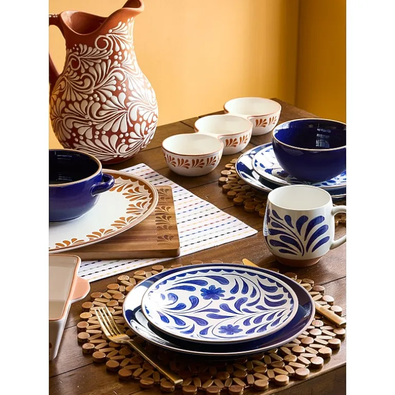Jenny Martinez 3-Section Stoneware Serving Bowl