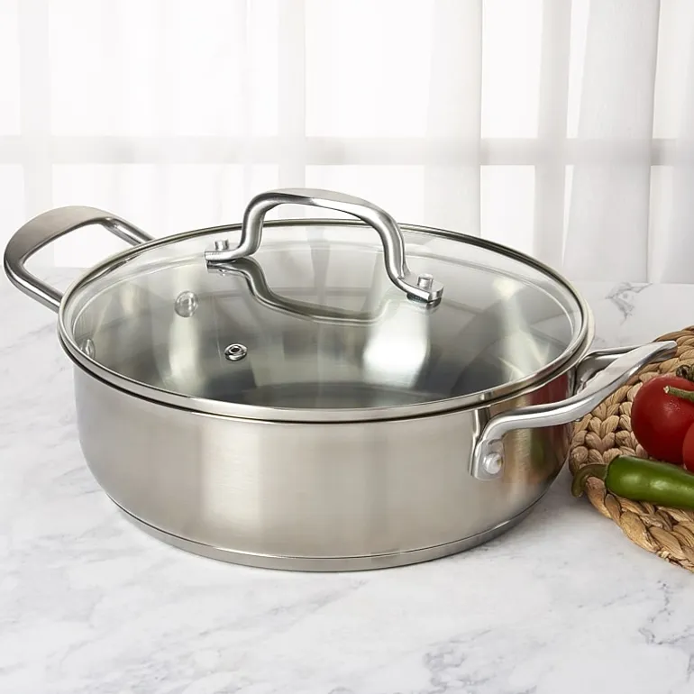 Jenny Martinez Stainless Steel 3.5-qt. Saute Pan
