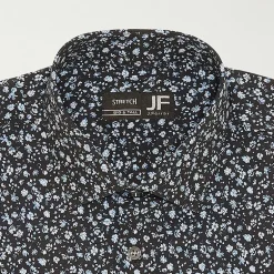 J. Ferrar Big and Tall Mens Regular Fit Easy Care Stretch Fabric Long Sleeve Dress Shirt