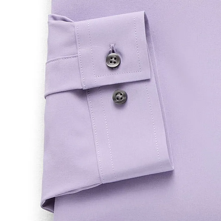 J. Ferrar Big And Tall 360 Stretch Performance Mens Regular Fit Wrinkle Free Long Sleeve Dress Shirt